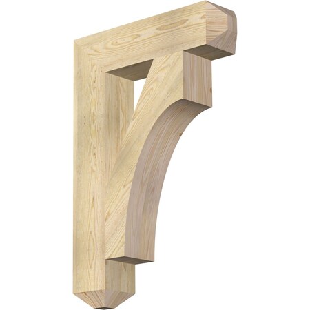 Ekena Millwork Westlake Craftsman Rough Sawn Bracket, Douglas Fir, 6"W x 26"D x 38"H BKT06X26X38WTL04RDF